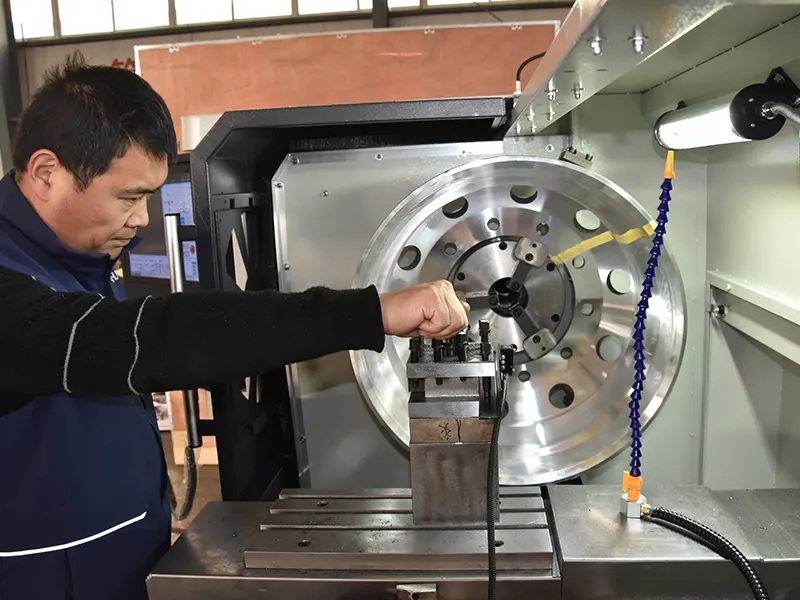 wheel repair lathe factory