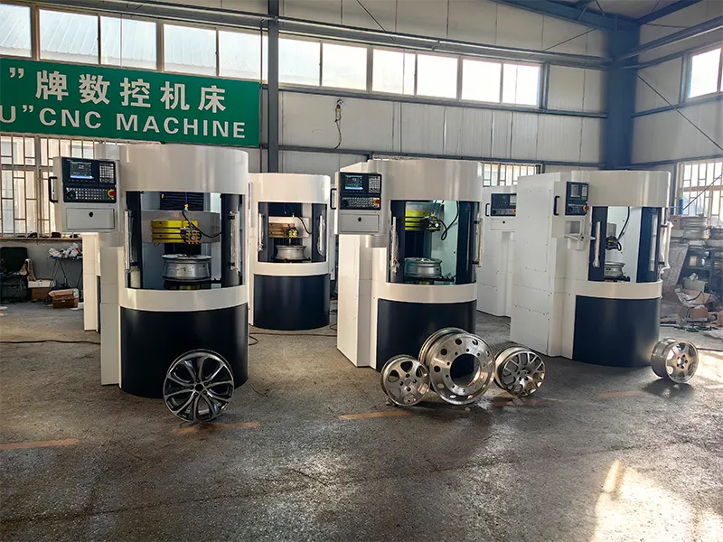 alloy wheel rim straightening machine